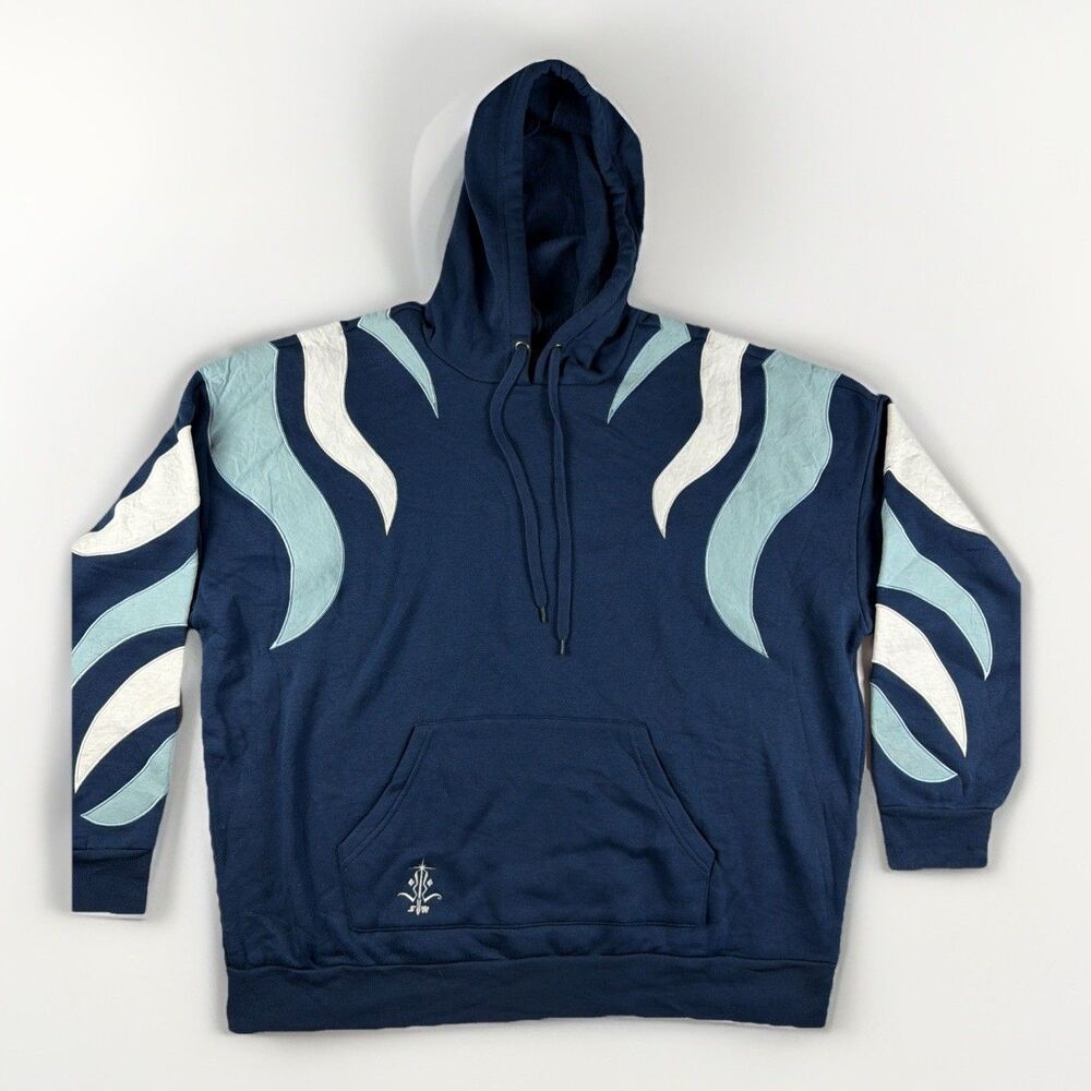 Her Universe Star Wars Ahsoka Tano Womens Oversized Pullover Hoodie Adult XL
